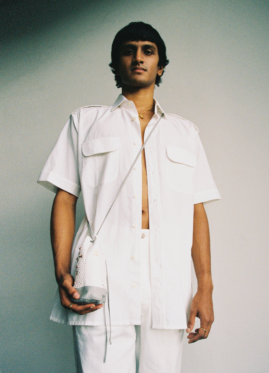 Elio Pouch - White